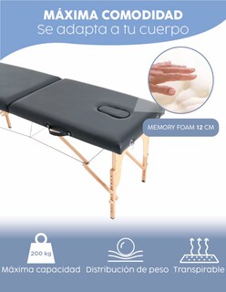 Foto 7 | Foto 7 | Cama Profesional Sencilla Color Negro