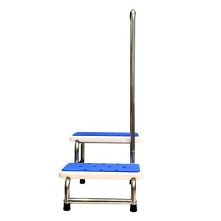 Foto 6 | Foto 6 | Escalera Banco Resistente De Dos Peldaños Con Barandal