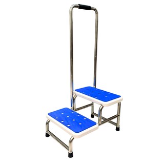 Foto 8 | Foto 8 | Escalera Banco Resistente De Dos Peldaños Con Barandal