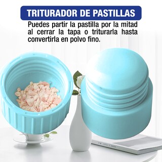 Foto 3 | Foto 3 | Triturador con Cortador Azul para Pastillas y Vitaminas