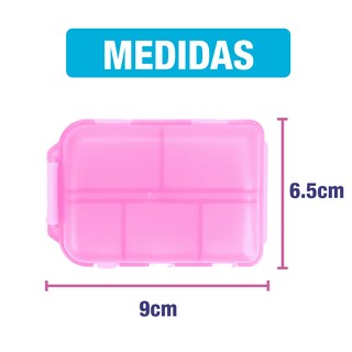 Foto 7 | Foto 7 | Pastillero Diario con División Rosa Mini Maleta