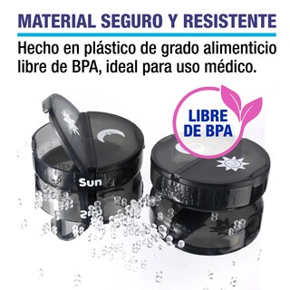 Foto 4 | Foto 4 | Pastillero Organizador Semanal 7 Días 2 Tomas Día Y Noche
