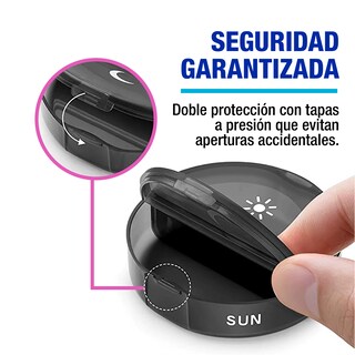 Foto 5 | Foto 5 | Pastillero Organizador Semanal 7 Días 2 Tomas Día Y Noche