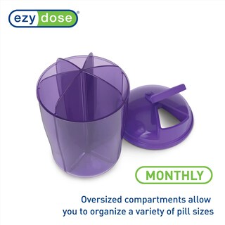 Foto 6 | Foto 6 | Organizador De Vitaminas Ezy Dose, Almacenamiento Para 30 Días, 6 Compartimentos - Venta Internacional.