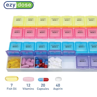 Foto 3 | Foto 3 | Planificador De Píldoras Ezy Dose, Organizador Mensual De 28 Días Para Medtime - Venta Internacional.