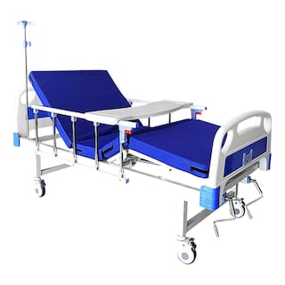 Foto 1 | Foto 1 | Cama Hospitalaria Manual Porta Suero Bandeja Comida Colchón
