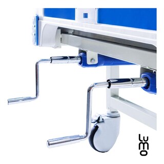 Foto 4 | Foto 4 | Cama Hospitalaria Manual Porta Suero Bandeja Comida Colchón