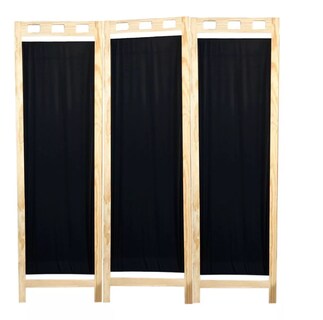 Foto 1 | Foto 1 | Biombo Plegable Fsyar Negro 3 Paneles