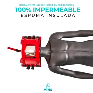 Foto 7 | Foto 7 | Inmovilizador Craneal SC-PA2 Rojo Impermeable para Camilla