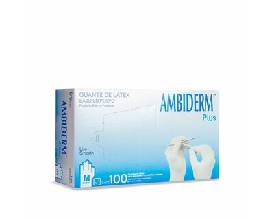 Foto 1 | Foto 1 | Guante de Látex Ambiderm Plus color Azul