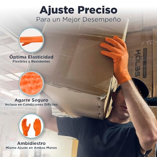 Foto 3 | Foto 3 | Guantes de Nitrilo 100 Unidades Talla Extra Grande