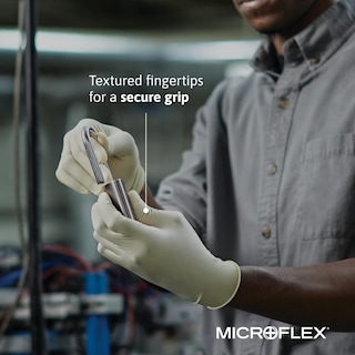 Foto 4 | Foto 4 | Guantes Desechables De Látex Ansell Microflex Diamond Grip Xl - Venta Internacional.