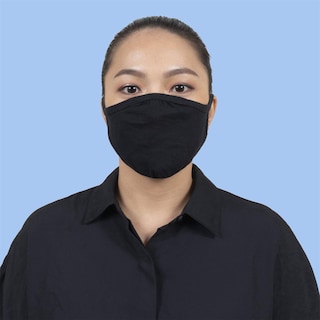 Foto 3 | Foto 3 | Mascarilla Facial Gildan, Reutilizable Para Uso Diario, 2 Capas De Algodón, Color Negro, Paquete De 24 - Venta Internacional.
