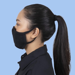 Foto 5 | Foto 5 | Mascarilla Facial Gildan, Reutilizable Para Uso Diario, 2 Capas De Algodón, Color Negro, Paquete De 24 - Venta Internacional.
