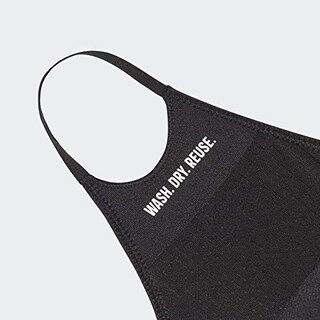 Foto 7 | Foto 7 | Funda Facial Adidas, 3 Unidades, Color Negro, Tamaño Mediano/grande, Unisex - Venta Internacional.