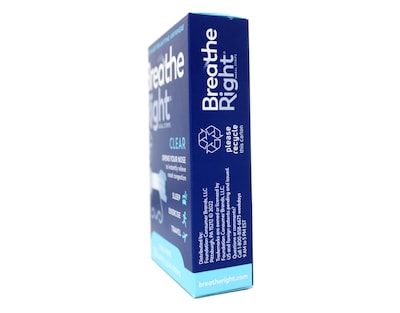 Foto 6 | Foto 6 | Tiras Nasales Breathe Right, Transparentes, Grandes, Para Piel Sensible (120 Tiras) - Venta Internacional.