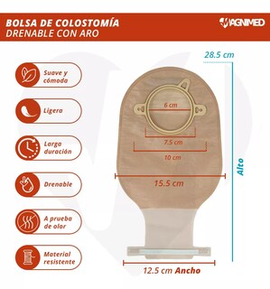 Foto 4 | Foto 4 | Bolsas para Colostomía Magnimed 5 Piezas