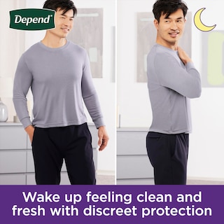 Foto 7 | Foto 7 | Ropa Interior Para Adultos Para Incontinencia Depend Night Defense Para Hombre L 56u - Venta Internacional.