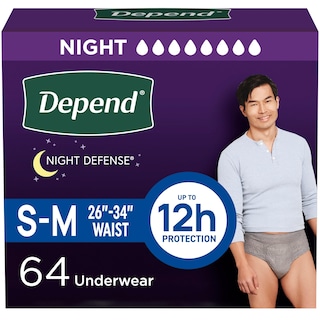 Foto 1 | Foto 1 | Ropa Interior Para Adultos Para Incontinencia Depend Night Defense Para Hombre S/m - Venta Internacional.
