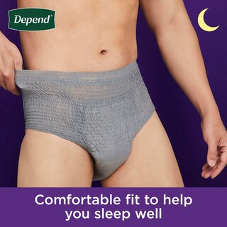 Foto 4 | Foto 4 | Ropa Interior Para Adultos Para Incontinencia Depend Night Defense Para Hombre Xl 12 - Venta Internacional.
