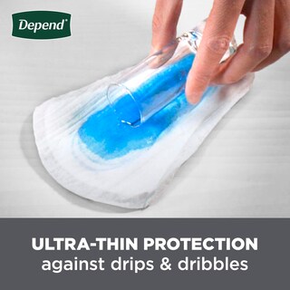 Foto 3 | Foto 3 | Almohadillas Para Incontinencia Depend Shields Para Hombres  Ligeras  58 Unidades - Venta Internacional.