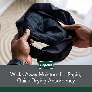 Foto 6 | Foto 6 | Ropa Interior Lavable Para Incontinencia Adulta Depend Para Hombre Color Negro - Venta Internacional.