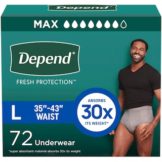 Foto 1 | Foto 1 | Ropa Interior Para Adultos Para Incontinencia Depend Fresh Protection Men - Venta Internacional.