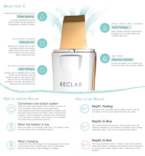 Foto 5 | Foto 5 | Dispositivo Facial Antienvejecimiento Para El Cuidado De La Piel Con Exfoliación Con Agua Reclar Gold - Venta Internacional.