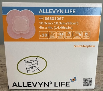 Foto 1 | Foto 1 | Apósito Para Heridas Smith & Nephew Allevyn Life 10 Unidades 10 X 10 Cm - Venta Internacional.
