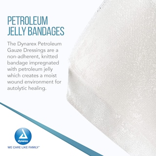Foto 2 | Foto 2 | Apósito De Gasa Dynarex Sterile Petroleum  3 X 9 Cm  Para Heridas  12 Unidades - Venta Internacional.