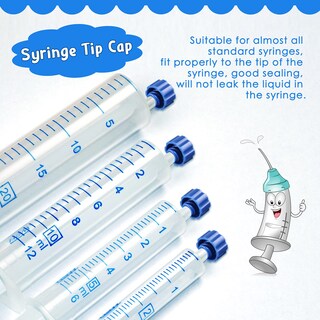 Foto 4 | Foto 4 | Tapones Con Punta De Jeringa Tenare 150 Unidades Conector Luer Azul - Venta Internacional.