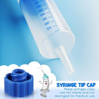 Foto 6 | Foto 6 | Tapones Con Punta De Jeringa Tenare 150 Unidades Conector Luer Azul - Venta Internacional.