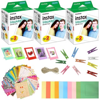 Foto 1 | Foto 1 | Película Instantánea Fujifilm Instax Square, 60 Hojas (paquete De 3) - Venta Internacional.