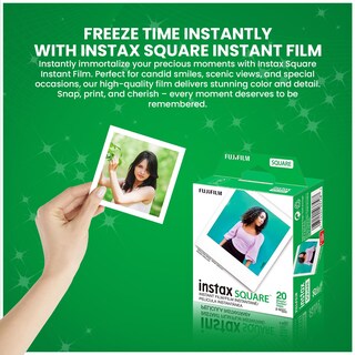 Foto 6 | Foto 6 | Película Instantánea Fujifilm Instax Square 20 Exposiciones (20 Hojas) - Venta Internacional.