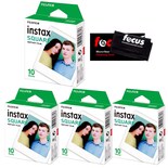 Película Fujifilm Instax Square (40 Exposiciones) Con Paño De Limpieza - Venta Internacional.