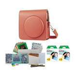 Película Fujifilm Instax Square, Paquete Doble (40 Exposiciones) Y Funda - Venta Internacional.