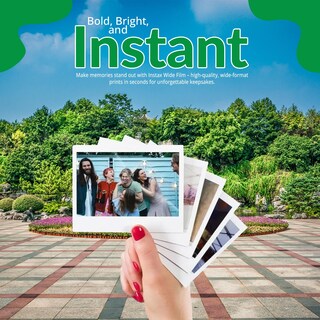 Foto 4 | Foto 4 | Película Instantánea Fujifilm Instax Wide 40 Exposures + Paño - Venta Internacional.