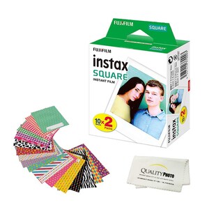Foto 1 | Foto 1 | Película Y Pegatinas Para Cámara Fujifilm Instax Square Y Tela - Venta Internacional.