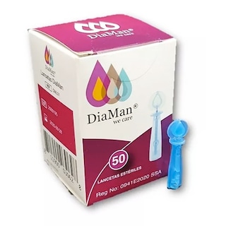 Foto 2 | Foto 2 | Lancetas para Glucómetro DiaMan Medical 100 piezas