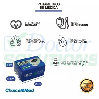 Foto 8 | Foto 8 | Oxímetro de Pulso Choicemmed Md300c63 Medición de Frecuencia Respiratoria
