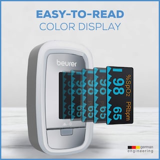 Foto 7 | Foto 7 | Oxímetro De Pulso Con Punta De Dedo Beurer Po30 Con Pantalla De 4 Colores - Venta Internacional.