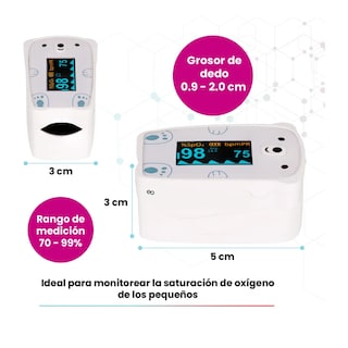 Foto 2 | Foto 2 | Oxímetro De Pulso Pediátrico Eo Safe Imports Esi-20062 Blanco