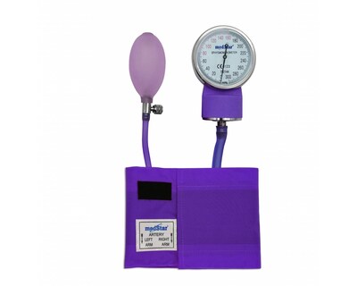 Foto 2 | Foto 2 | Baumanómetro Aneroide Medstar color Morado Kit con Estetoscopio de una Campana