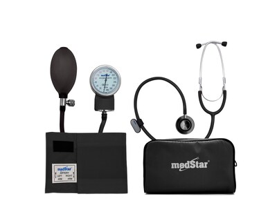 Foto 1 | Foto 1 | Baumanómetro Aneroide Medstar color Negro Kit con Estetoscopio de Doble Campana