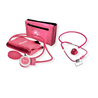 Foto 1 | Foto 1 | Kit Baumanómetro Aneroide con Estetoscopio Doble para Adulto B2-6d Checkatek color Rosa