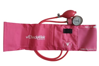 Foto 2 | Foto 2 | Kit Baumanómetro Aneroide con Estetoscopio Sencillo Adulto, color Rosa Checkatek B1-6s