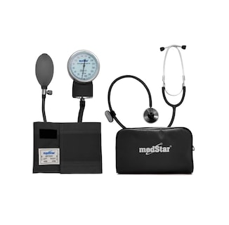 Foto 1 | Foto 1 | Baumanómetro Kit con Estetoscopio de una Campana MedStar color Negro