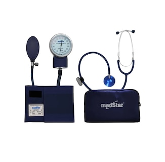 Foto 1 | Foto 1 | Baumanómetro Kit con Estetoscopio de una Campana MedStar color Azul