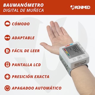 Foto 8 | Foto 8 | Baumanómetro Digital De Muñeca - Incluye Estuche