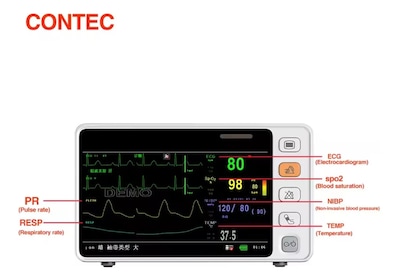 Foto 3 | Foto 3 | Monitor De Signos Vitales (6 Parámetros) Cms1000 Contec